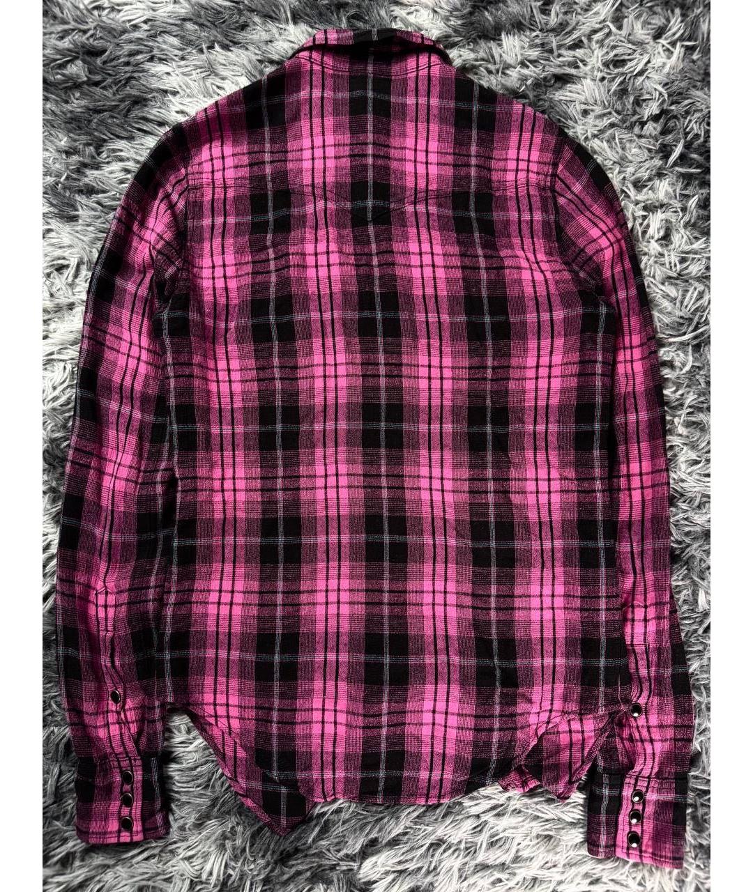 SAINT LAURENT Розовая хлопковая рубашка, фото 2