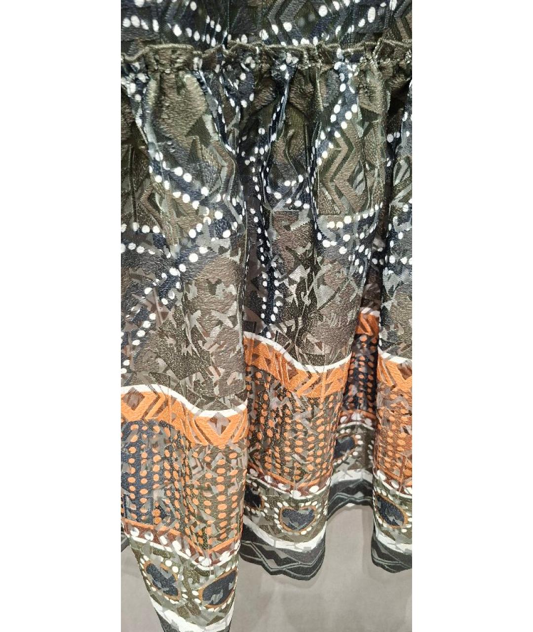 D.EXTERIOR Хаки полиэстеровое платье, фото 4