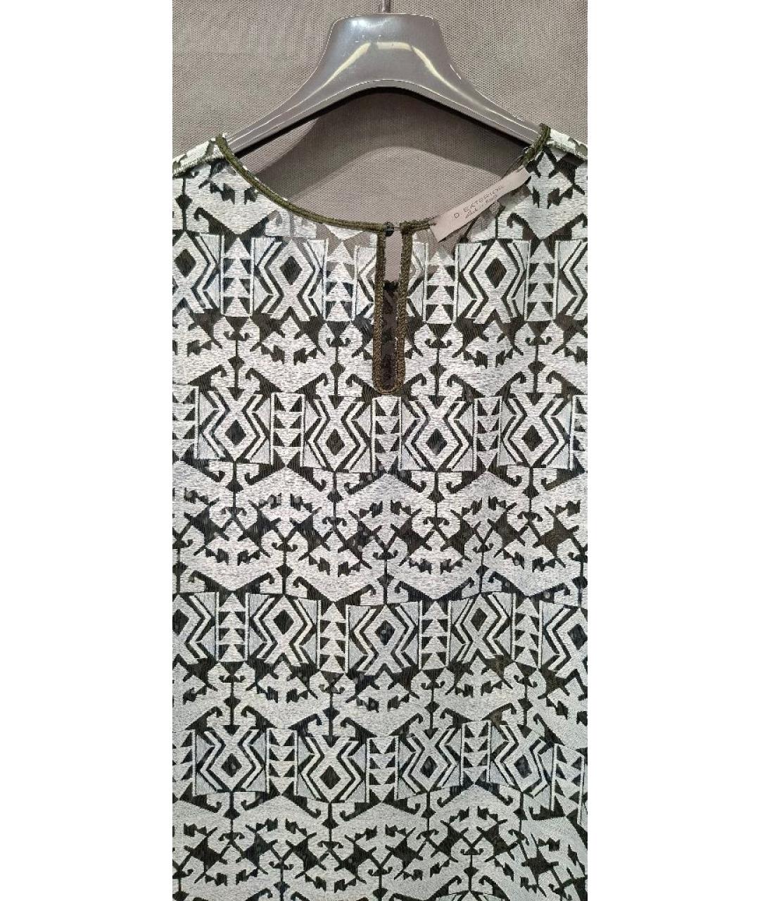 D.EXTERIOR Хаки полиэстеровое платье, фото 3