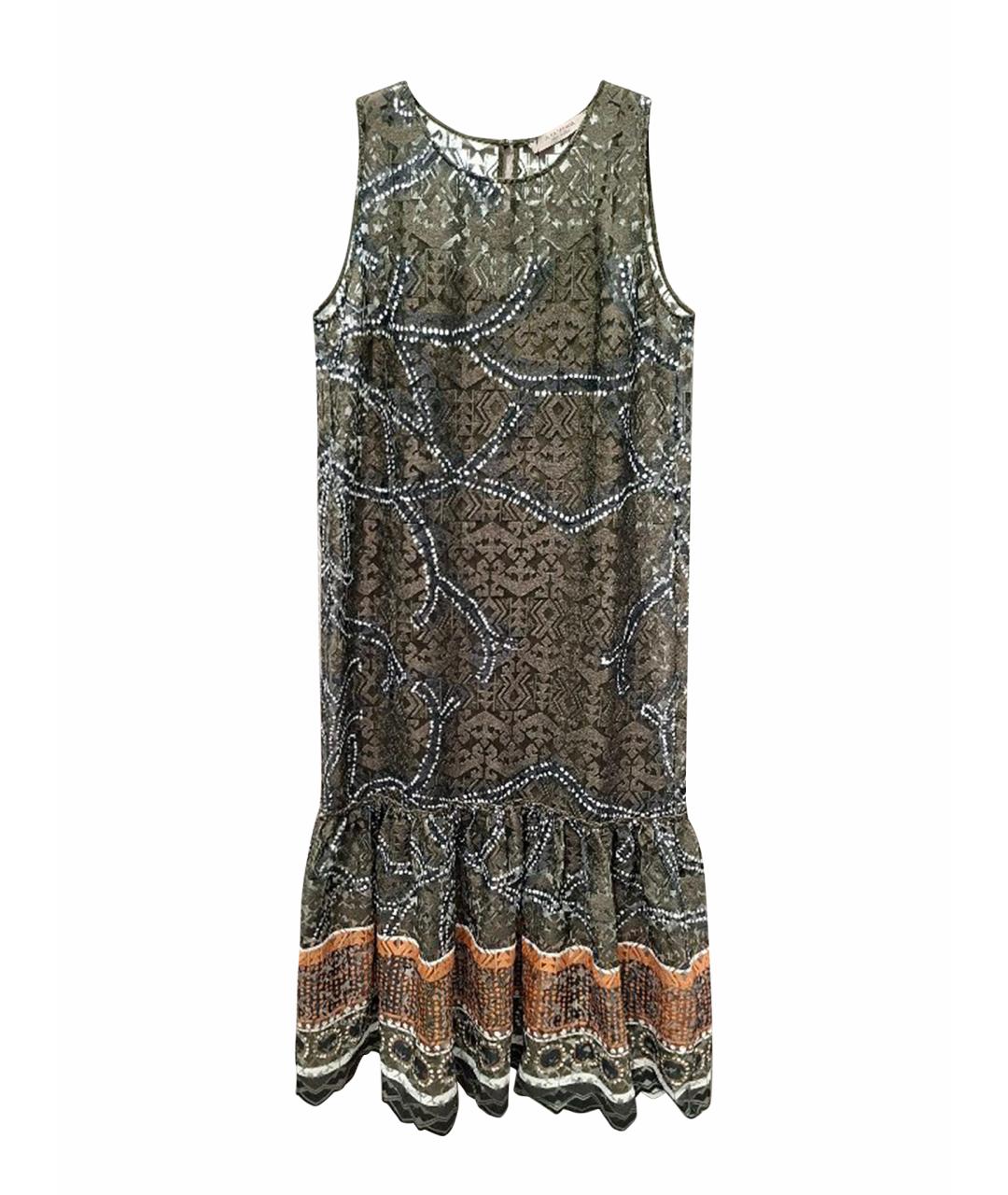 D.EXTERIOR Хаки полиэстеровое платье, фото 1