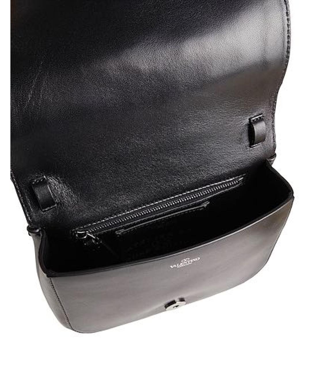 VALENTINO Коричневая сумка через плечо из лакированной кожи, фото 4