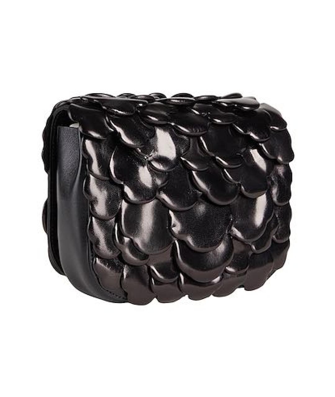 VALENTINO Коричневая сумка через плечо из лакированной кожи, фото 2