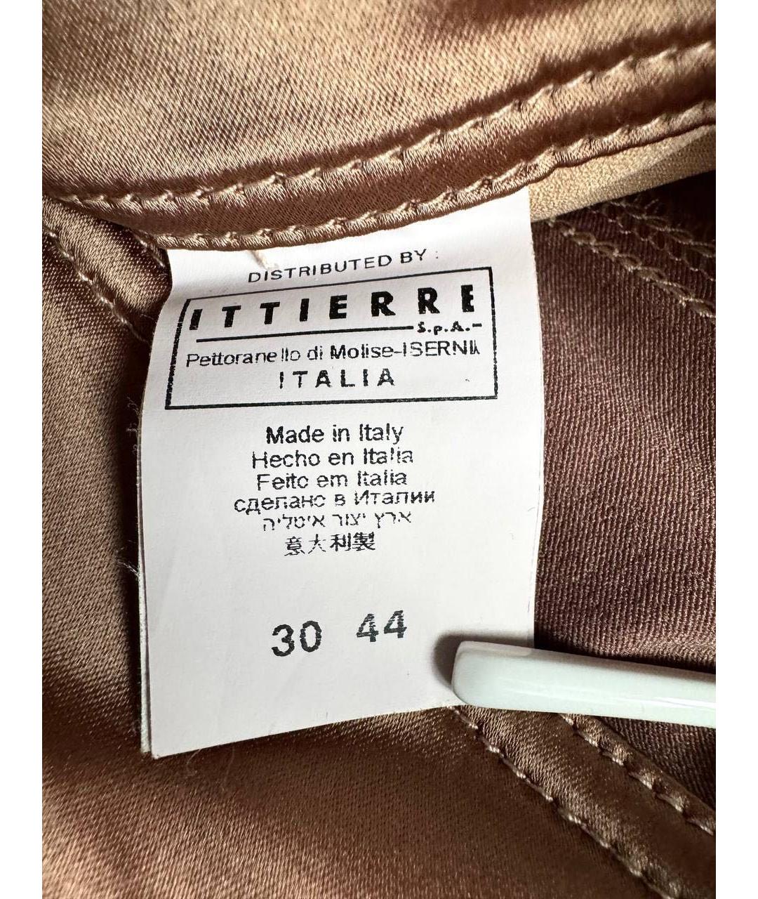 JOHN GALLIANO Коралловые хлопковые прямые брюки, фото 6