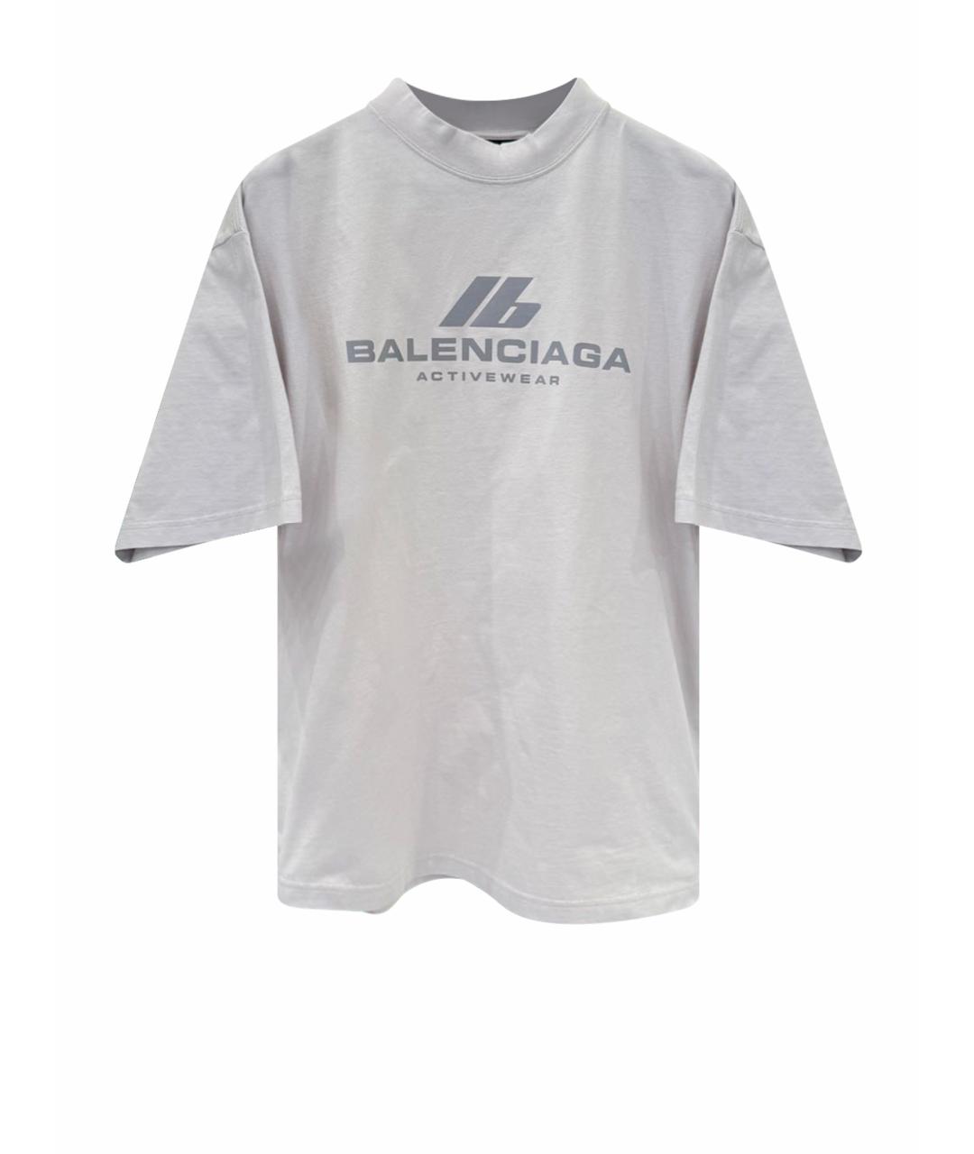 BALENCIAGA Бежевая футболка, фото 1