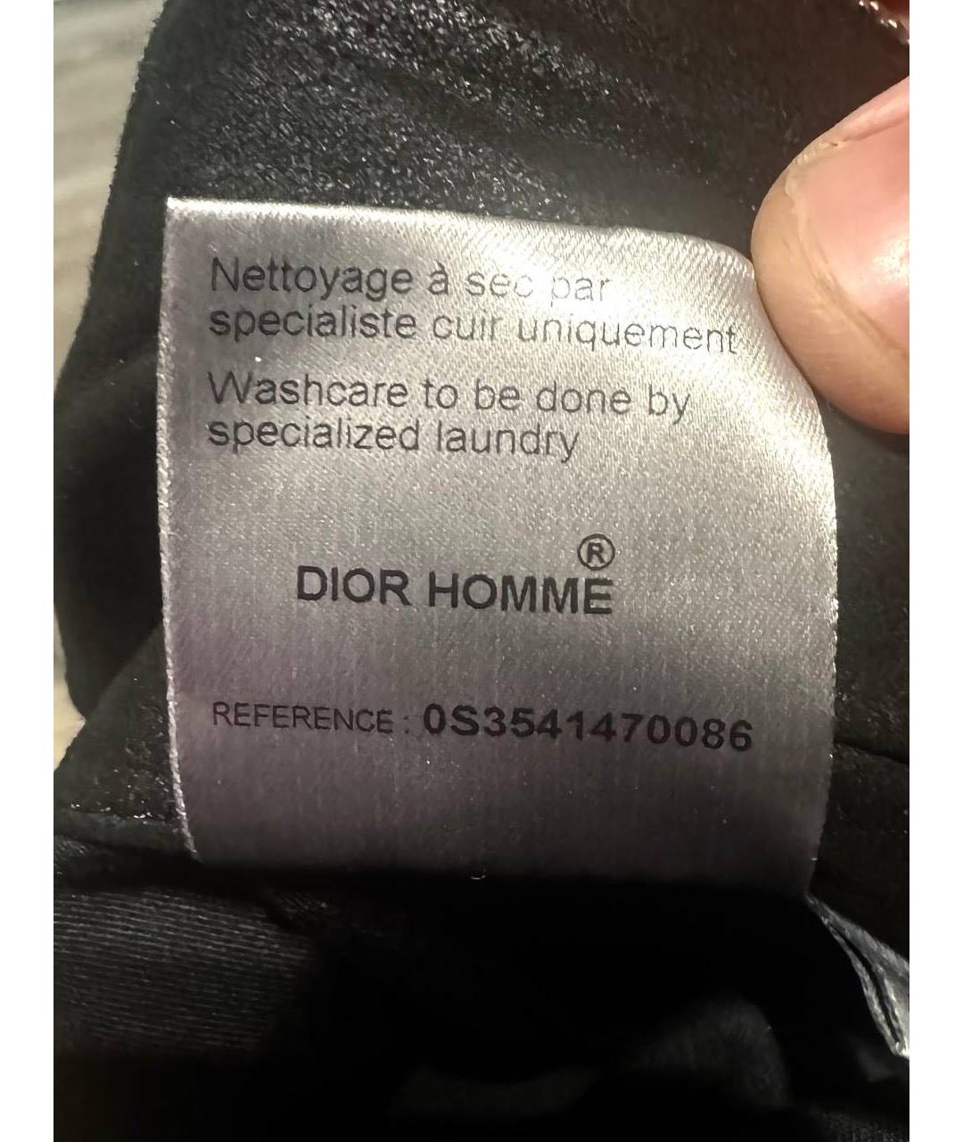 CHRISTIAN DIOR Черная хлопковая куртка, фото 5