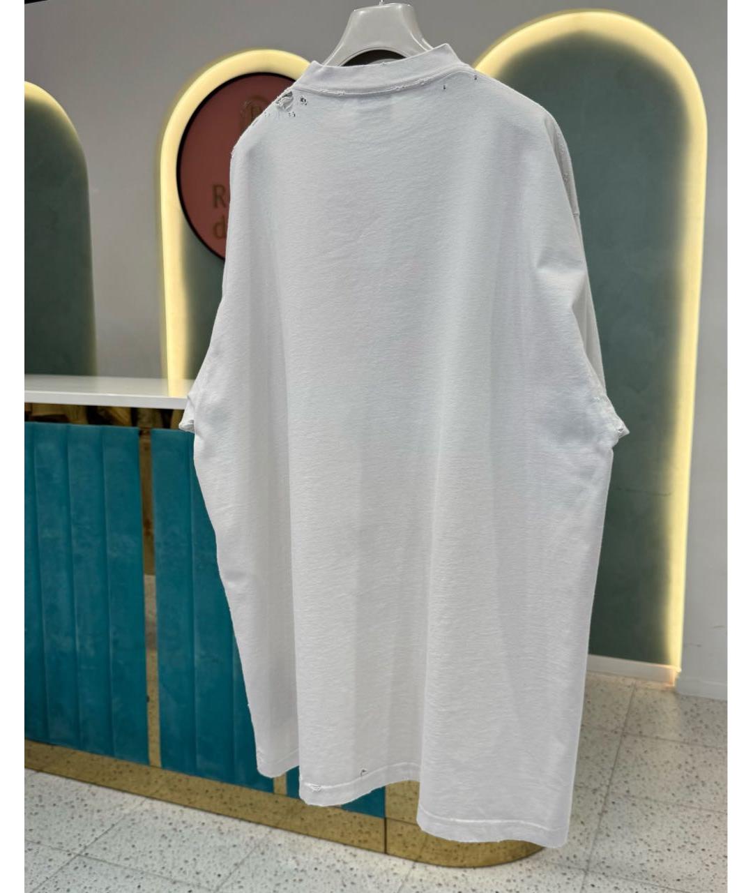 BALENCIAGA Бежевая футболка, фото 2