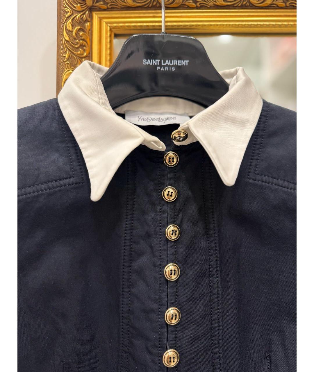 SAINT LAURENT Черное повседневное платье, фото 5