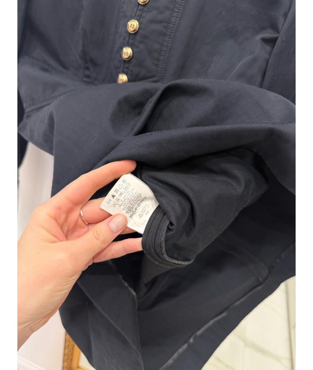 SAINT LAURENT Черное повседневное платье, фото 6