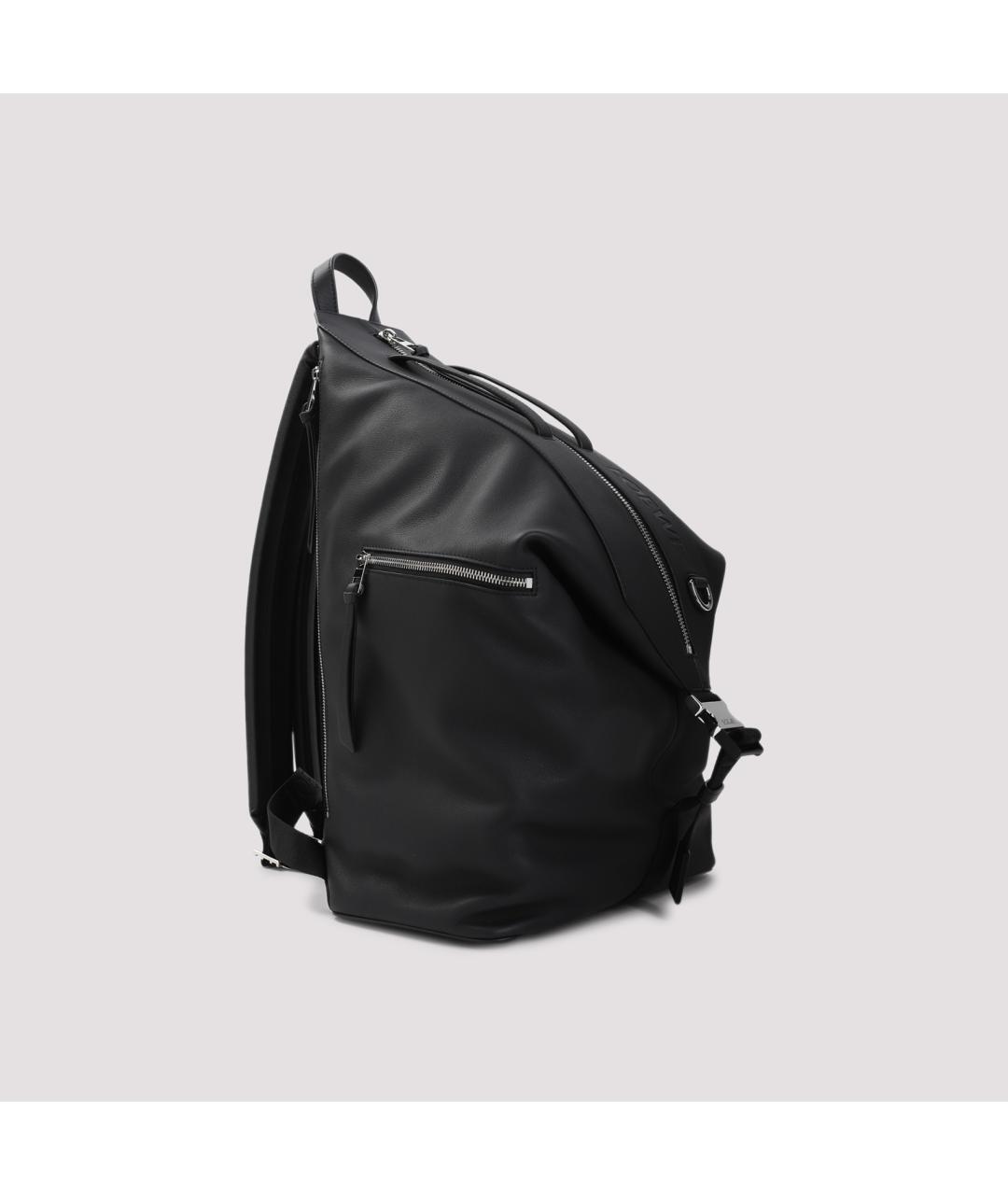 LOEWE Черный синтетический рюкзак, фото 4
