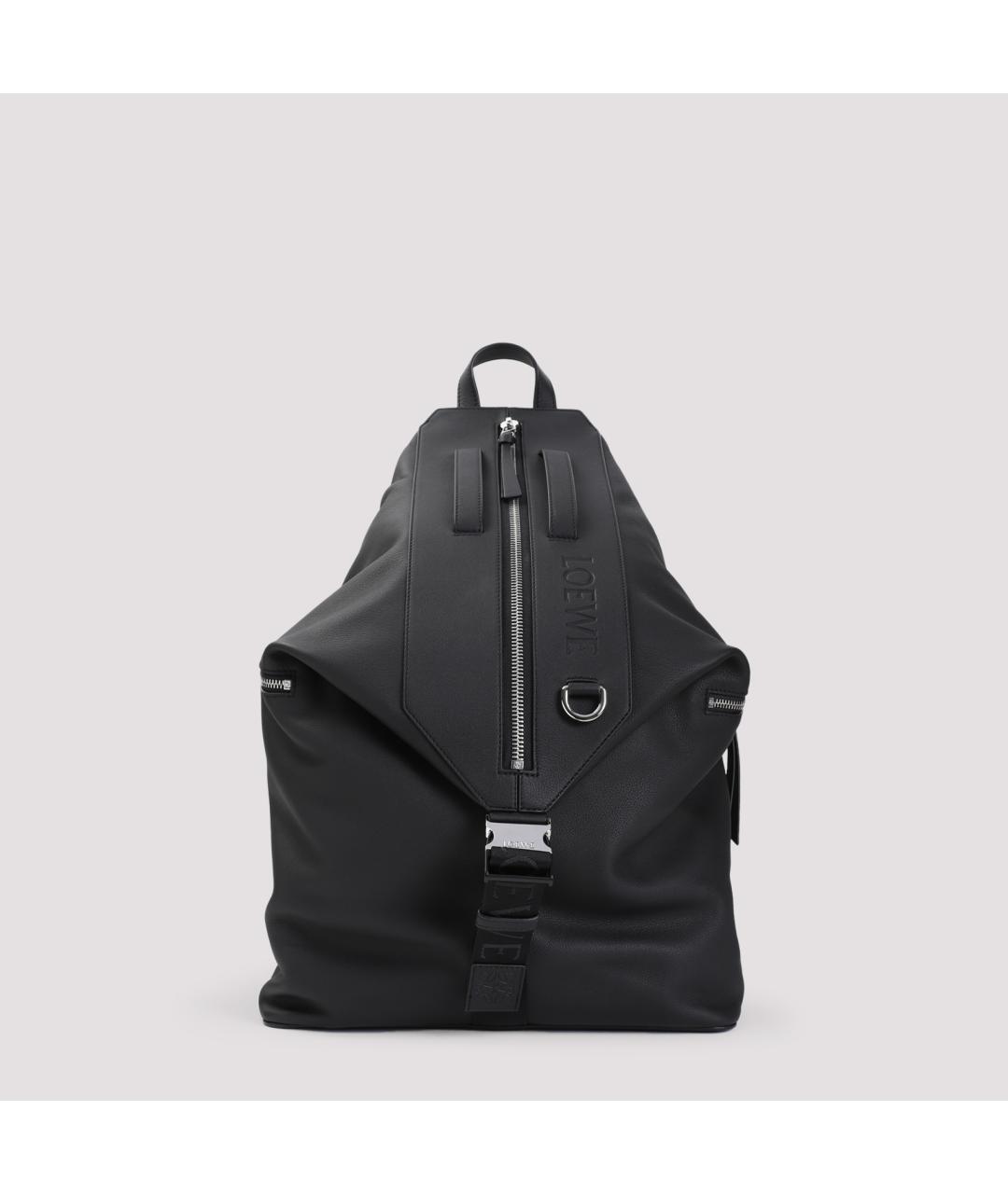 LOEWE Черный синтетический рюкзак, фото 2