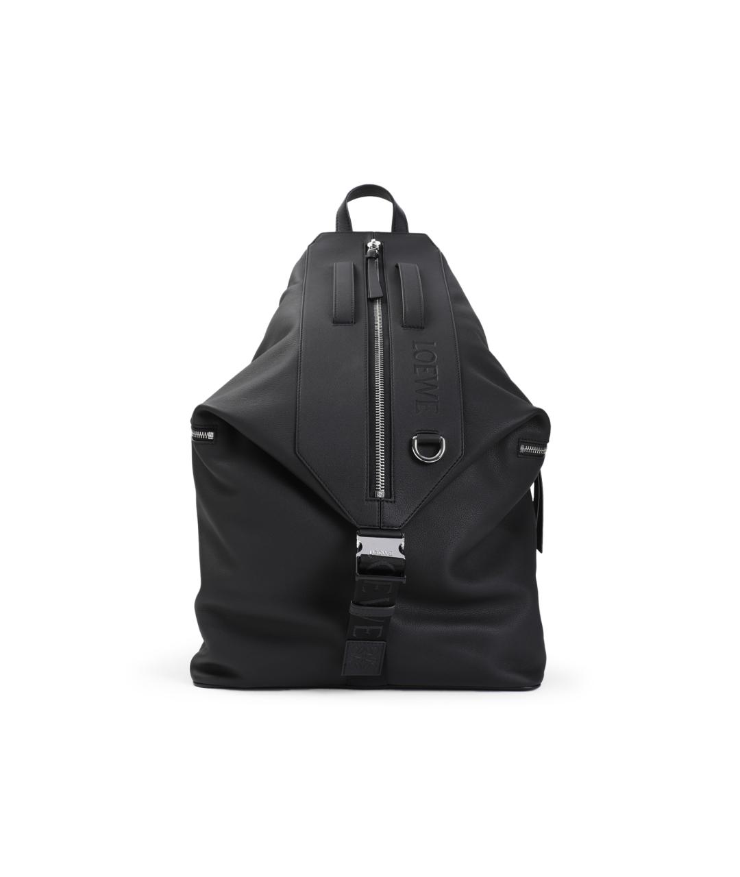 LOEWE Черный синтетический рюкзак, фото 1