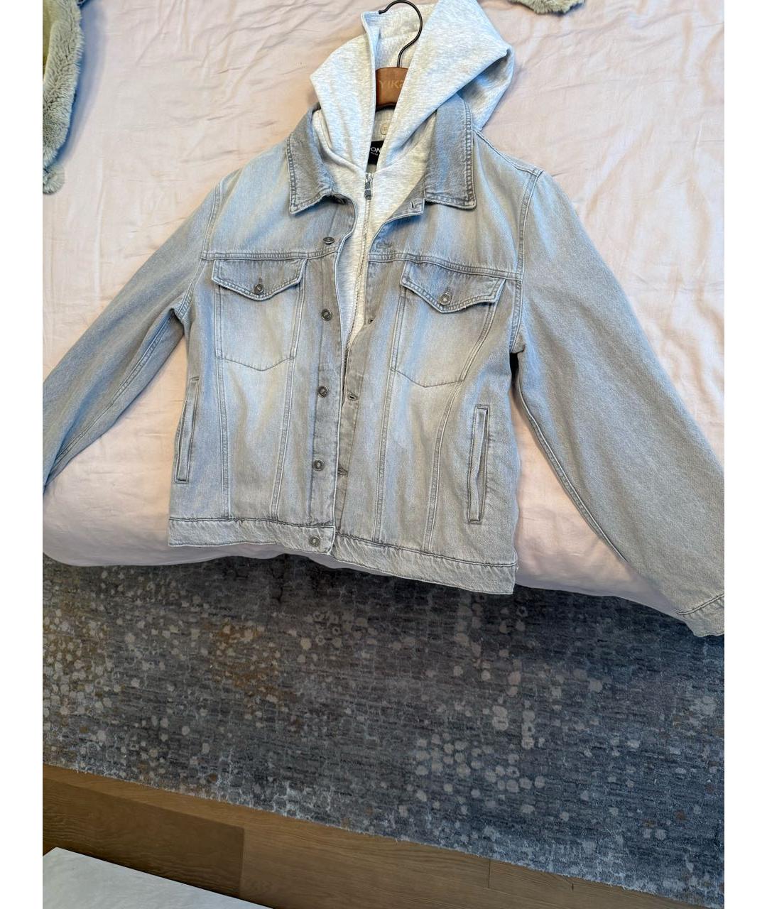 DONDUP Серая деним куртка, фото 7