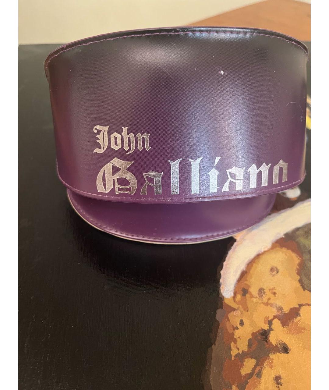 JOHN GALLIANO Коричневые пластиковые солнцезащитные очки, фото 2