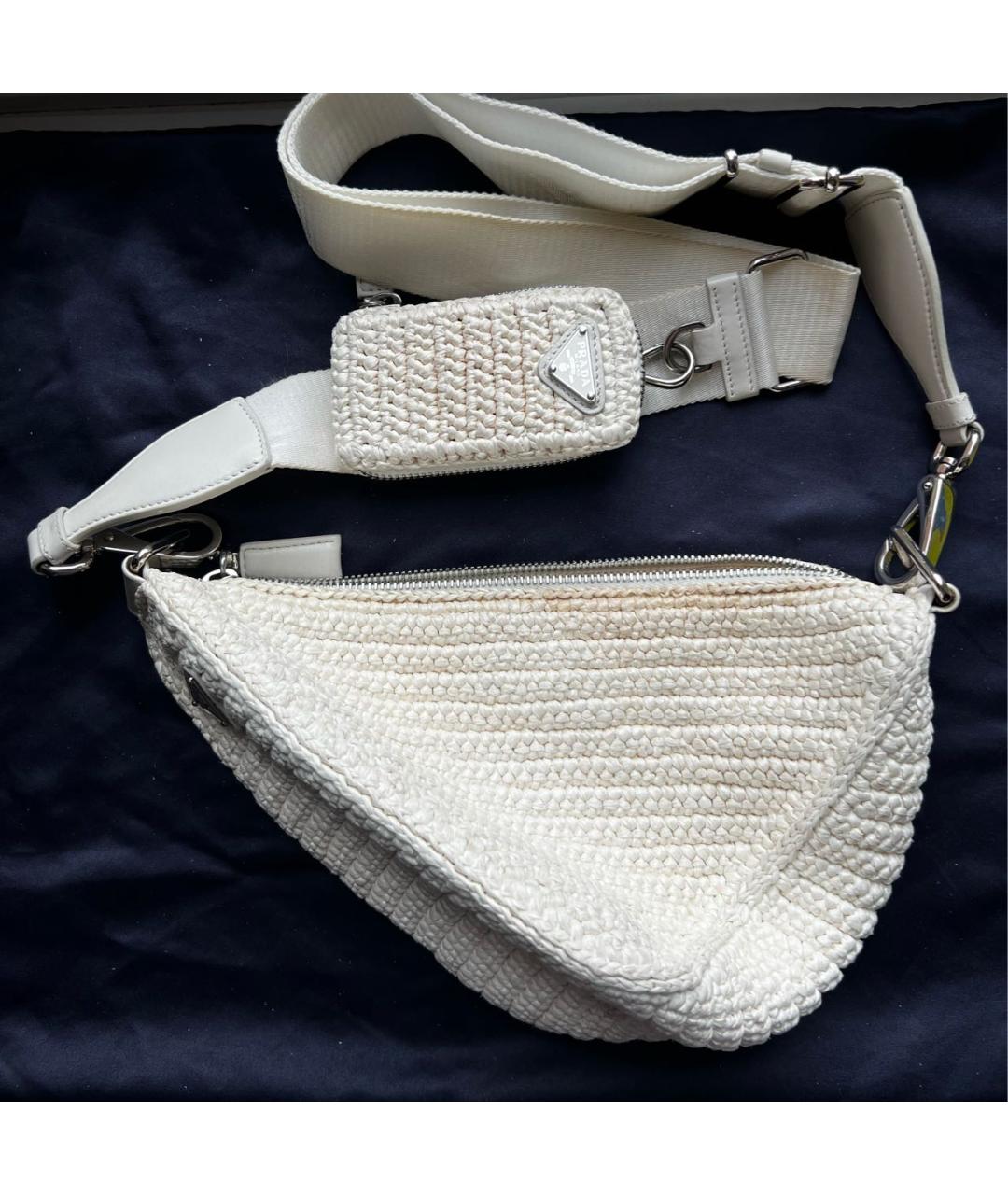 PRADA Бежевая сумка через плечо, фото 3