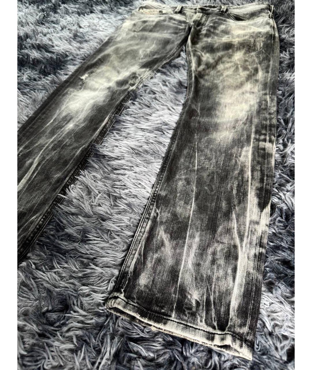 DIESEL Хлопковые прямые джинсы, фото 4