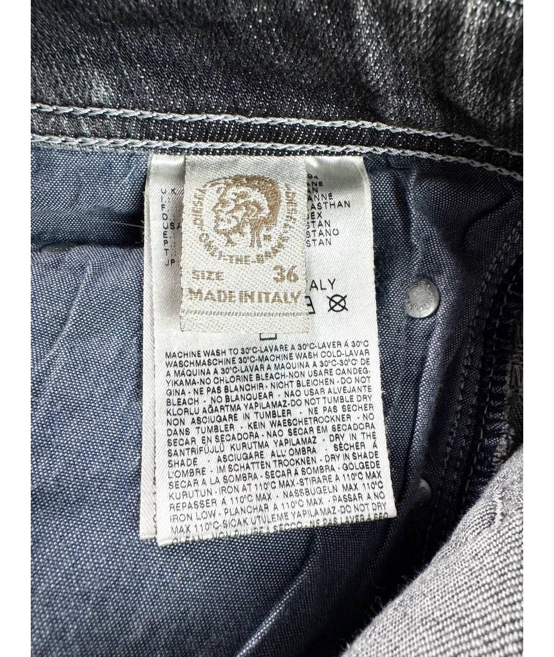 DIESEL Хлопковые прямые джинсы, фото 7