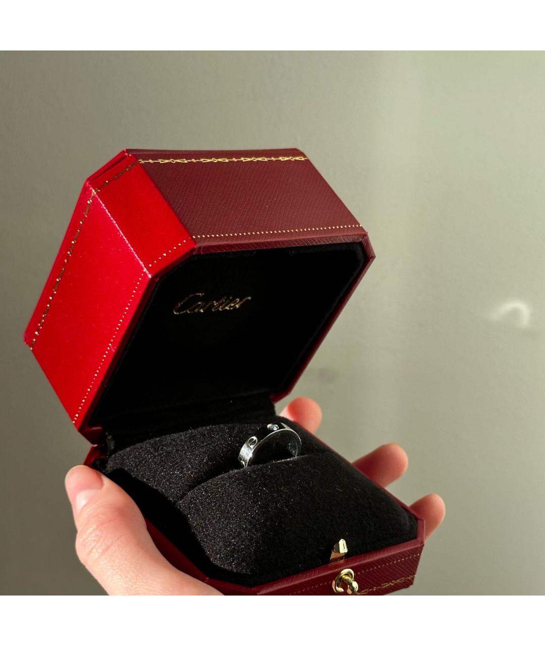 CARTIER Белое кольцо из белого золота, фото 6