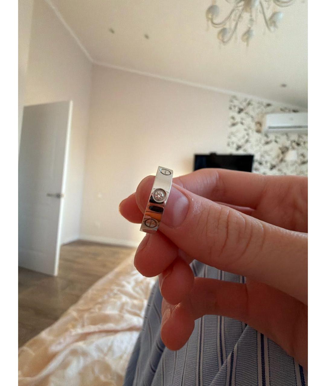 CARTIER Белое кольцо из белого золота, фото 9