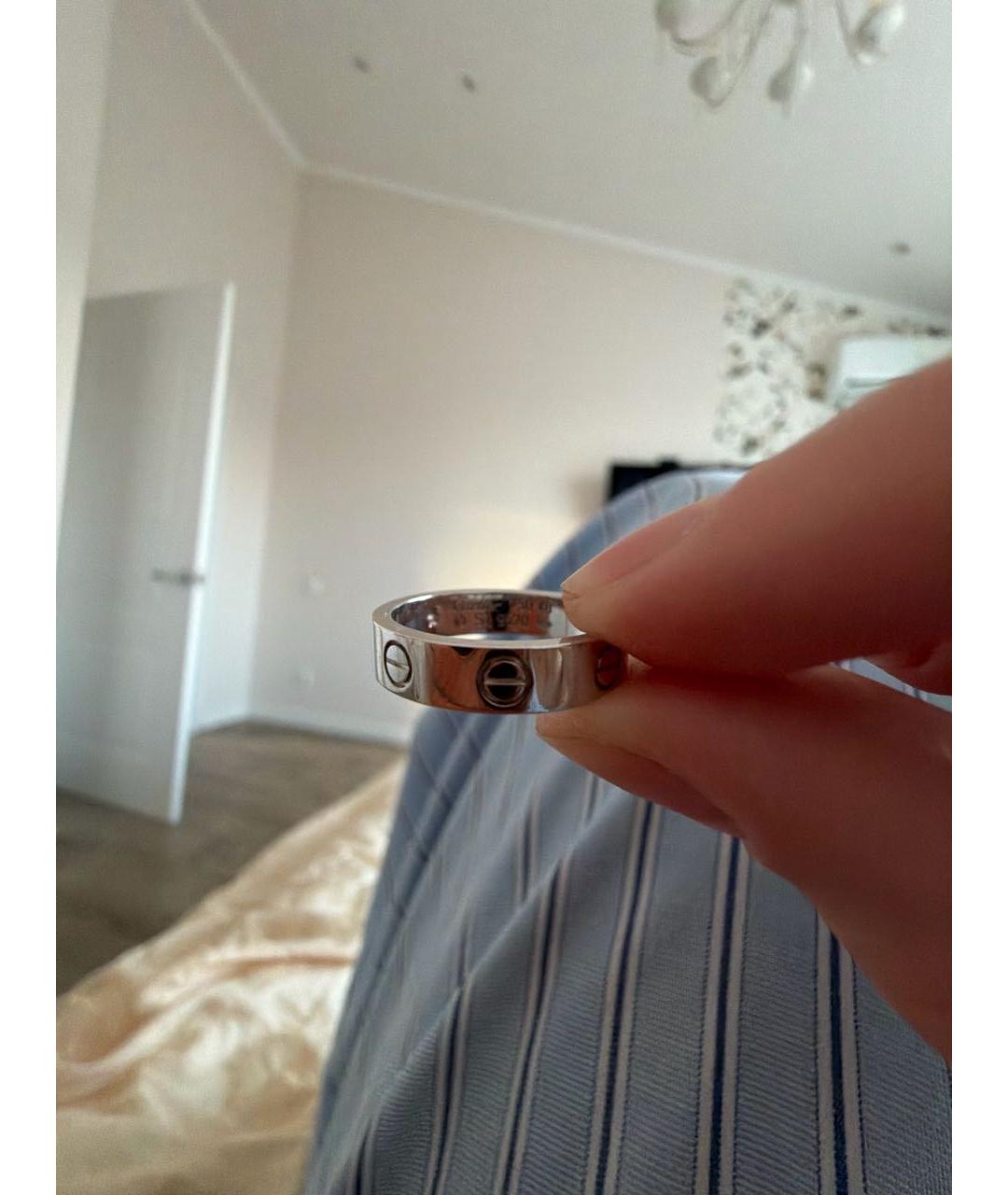 CARTIER Белое кольцо из белого золота, фото 4