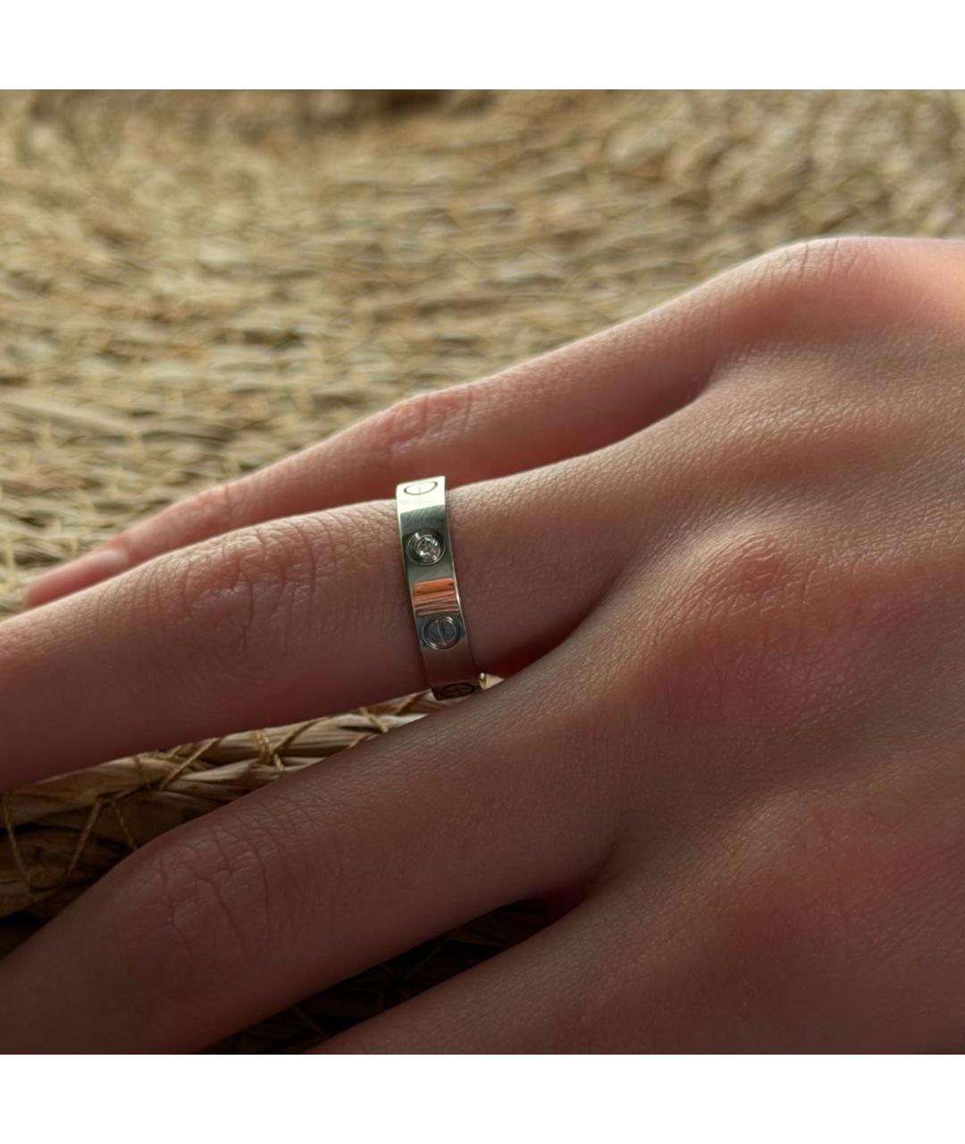 CARTIER Белое кольцо из белого золота, фото 7