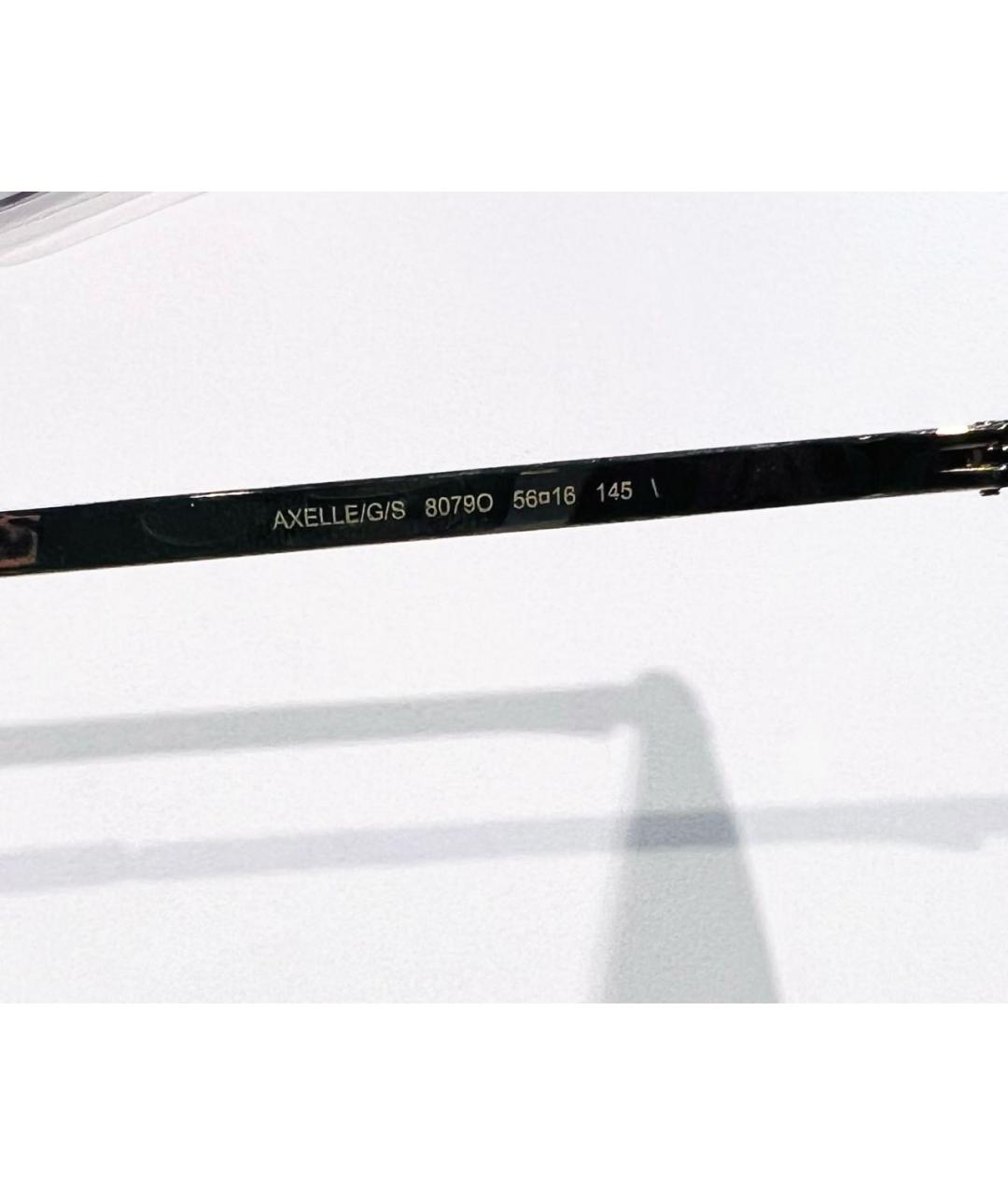 JIMMY CHOO Черные пластиковые солнцезащитные очки, фото 5