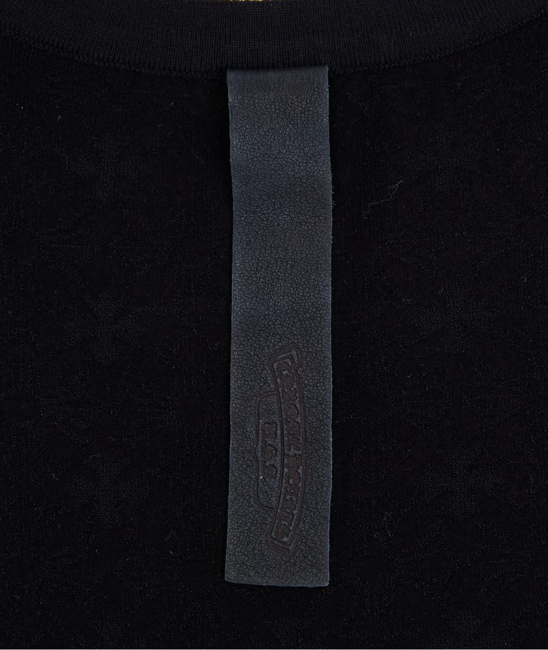 CHROME HEARTS Черная хлопковая майка, фото 4