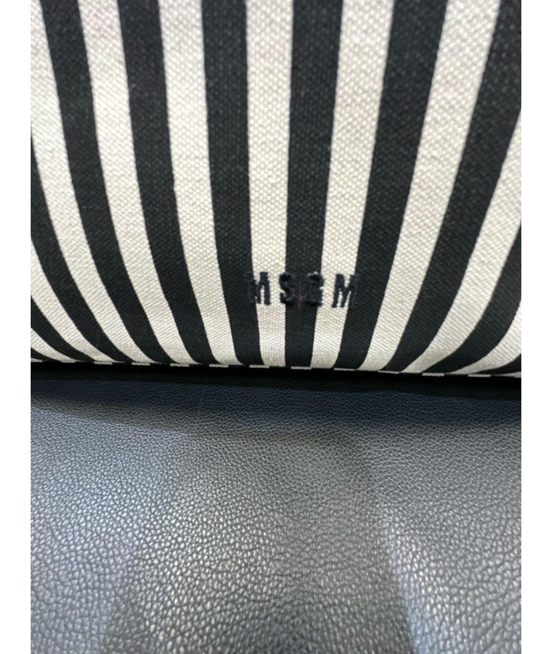 MSGM Хлопковая пляжная сумка, фото 6