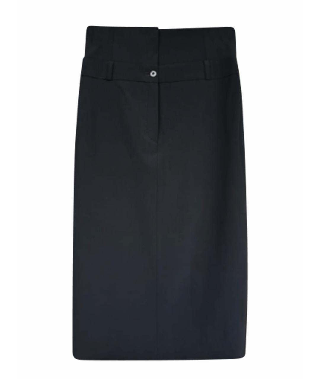 WOLFORD Серая шерстяная юбка миди, фото 1