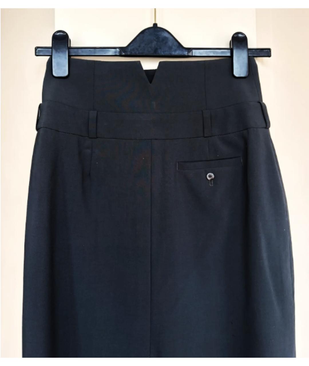 WOLFORD Серая шерстяная юбка миди, фото 4