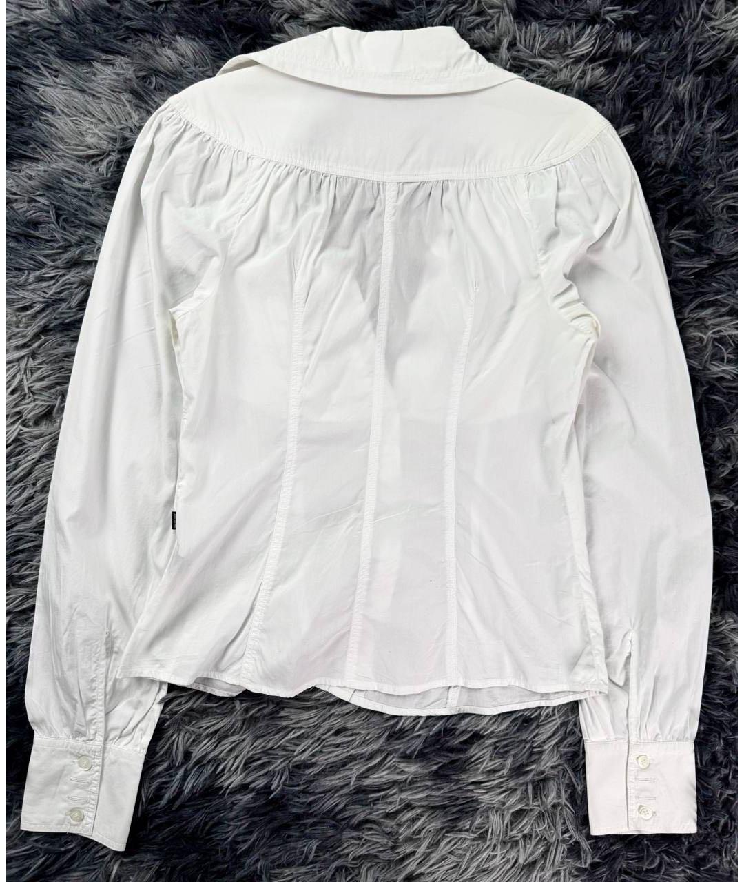 JUST CAVALLI Белая хлопковая блузы, фото 2