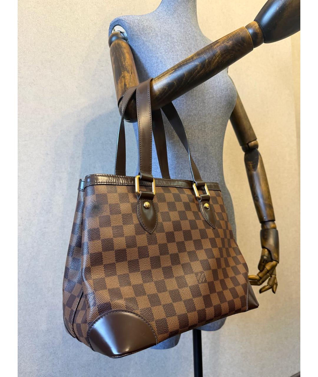 LOUIS VUITTON Коричневая сумка тоут, фото 4