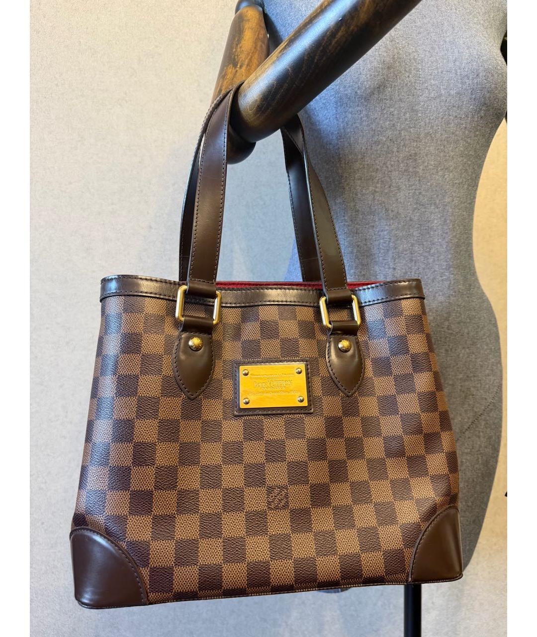 LOUIS VUITTON Коричневая сумка тоут, фото 2