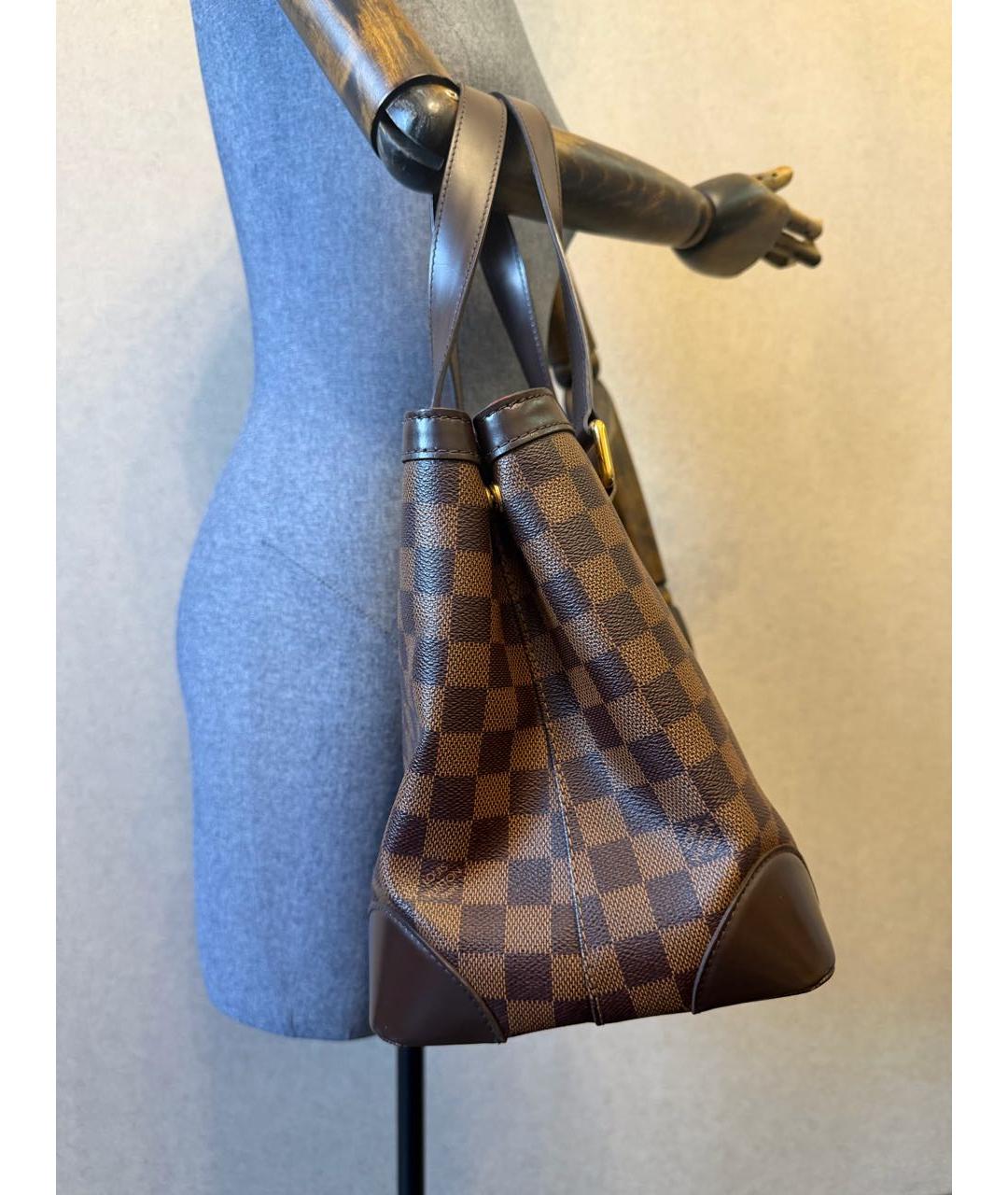 LOUIS VUITTON Коричневая сумка тоут, фото 6