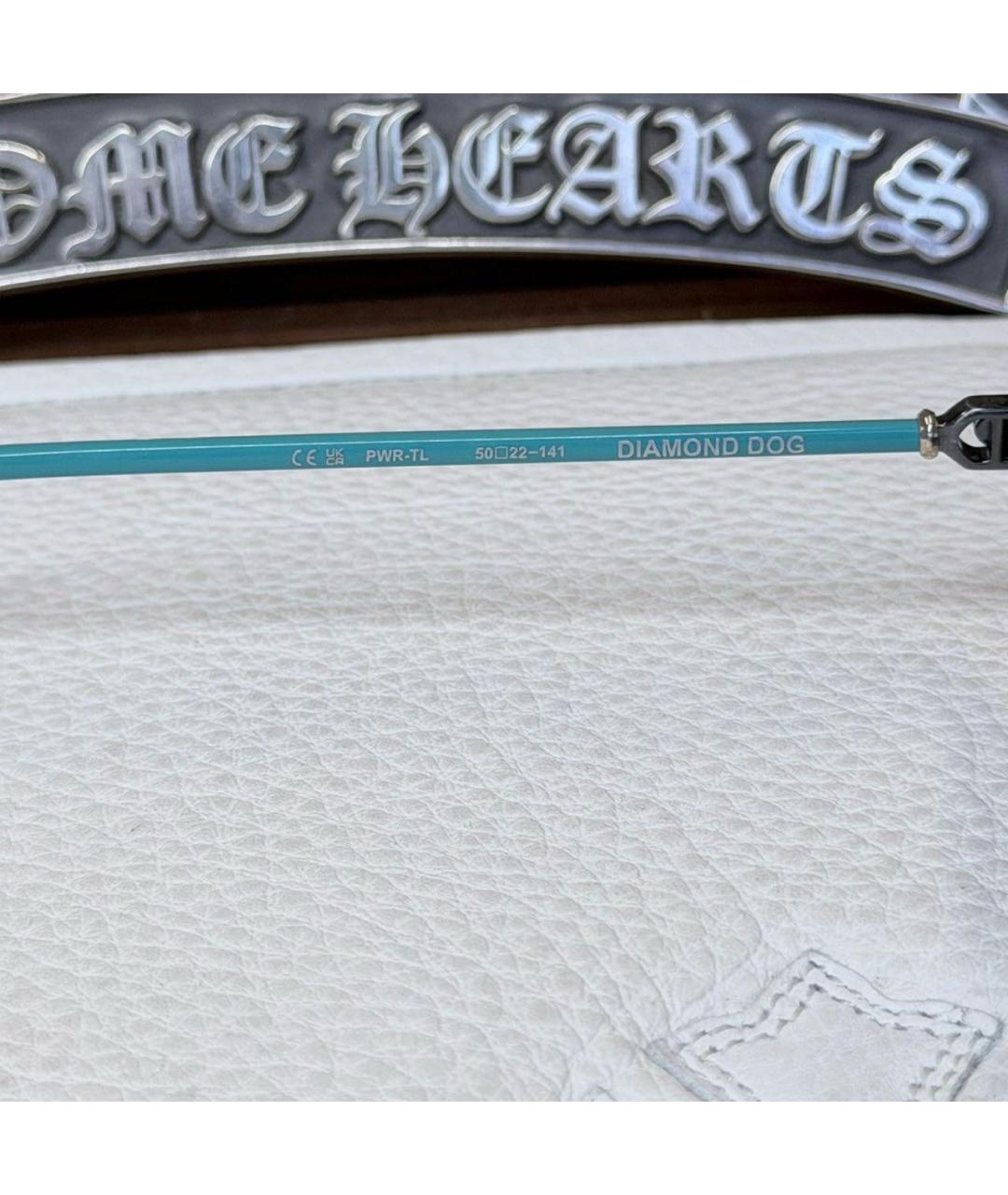 CHROME HEARTS Серебряные металлические солнцезащитные очки, фото 5