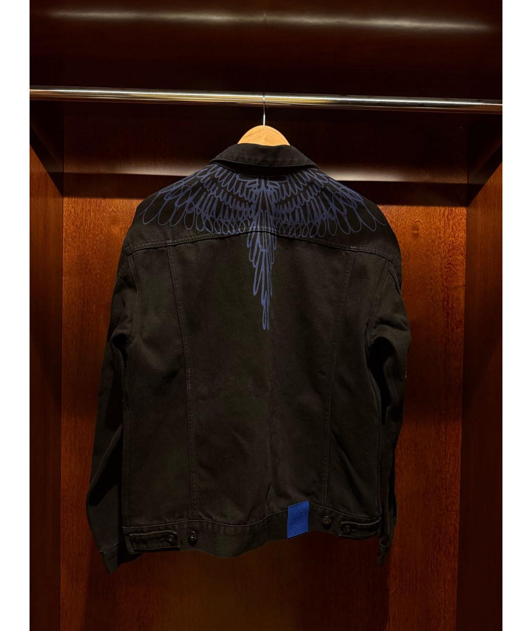 MARCELO BURLON Черная деним куртка, фото 3