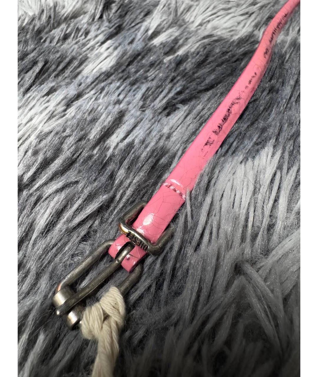 DIESEL Розовый кожаный ремень, фото 4