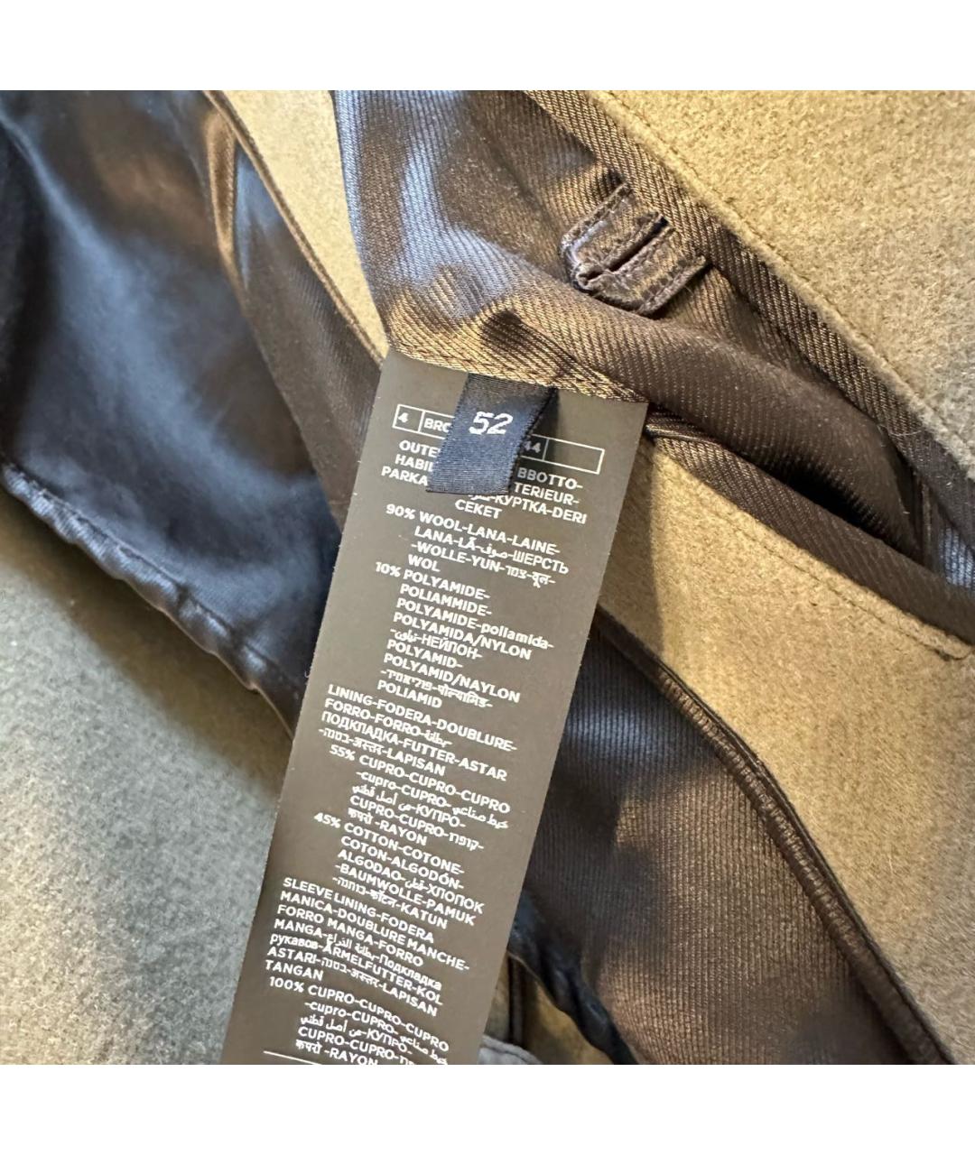 TOM FORD Хаки шерстяное пальто, фото 7