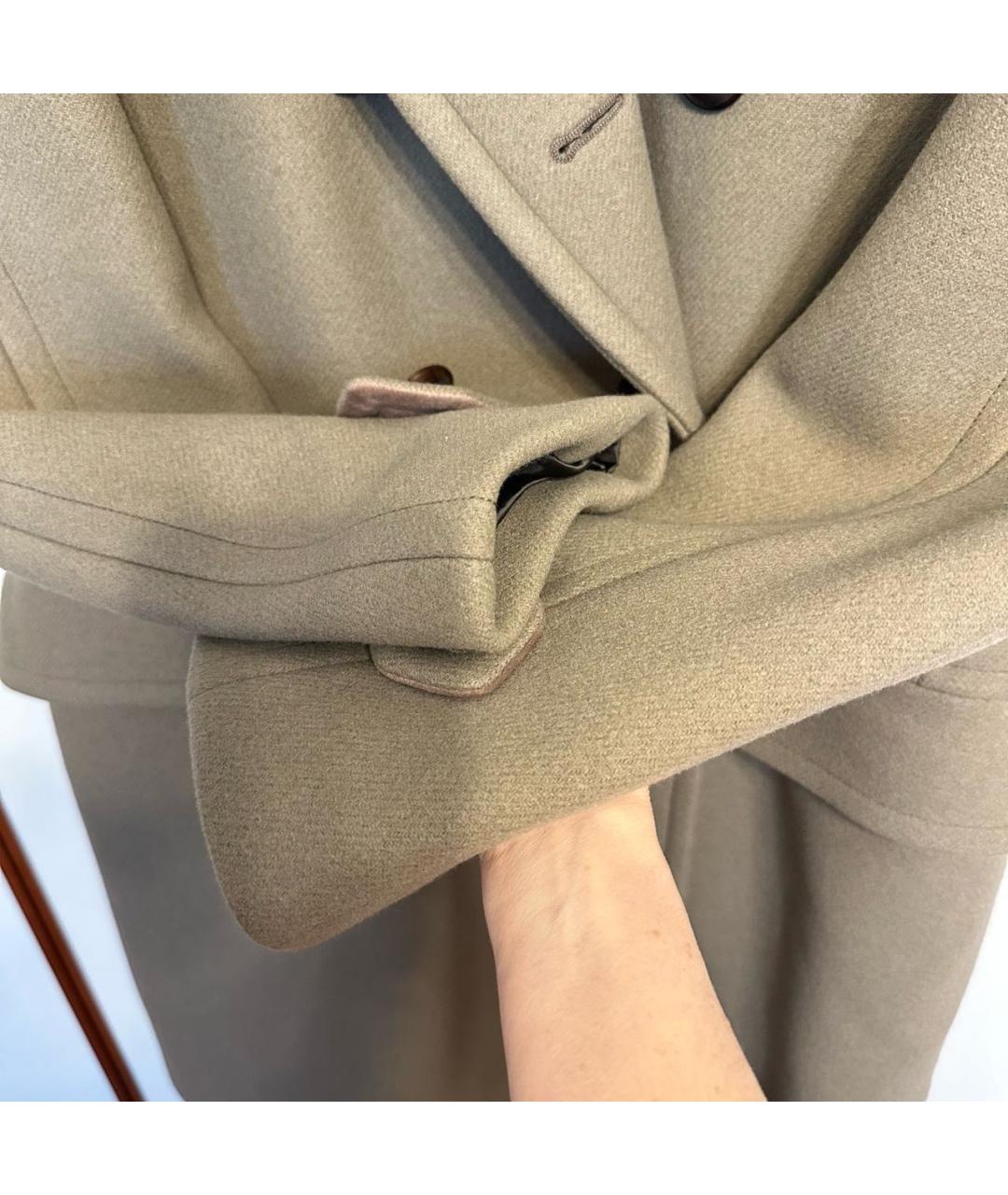 TOM FORD Хаки шерстяное пальто, фото 5
