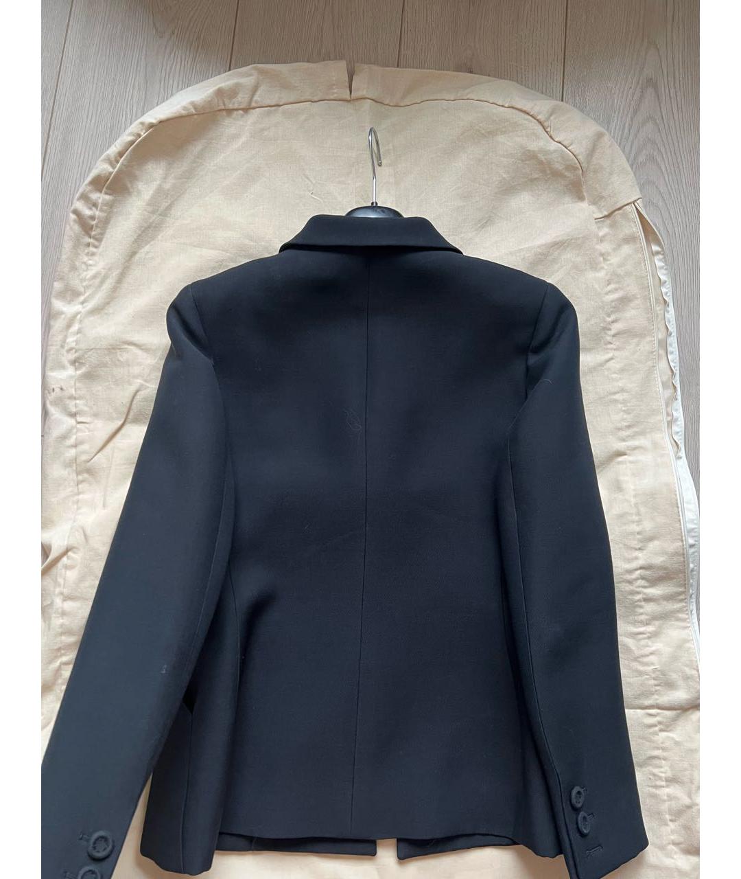 CHRISTIAN DIOR Темно-синий вискозный жакет/пиджак, фото 4