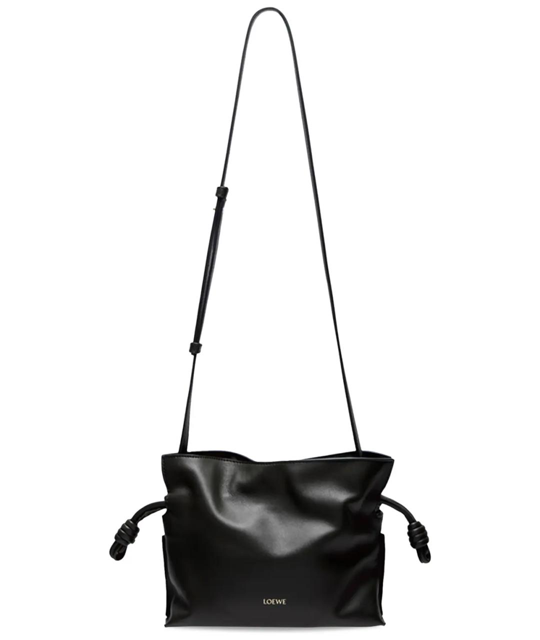 LOEWE Черная кожаная сумка через плечо, фото 3