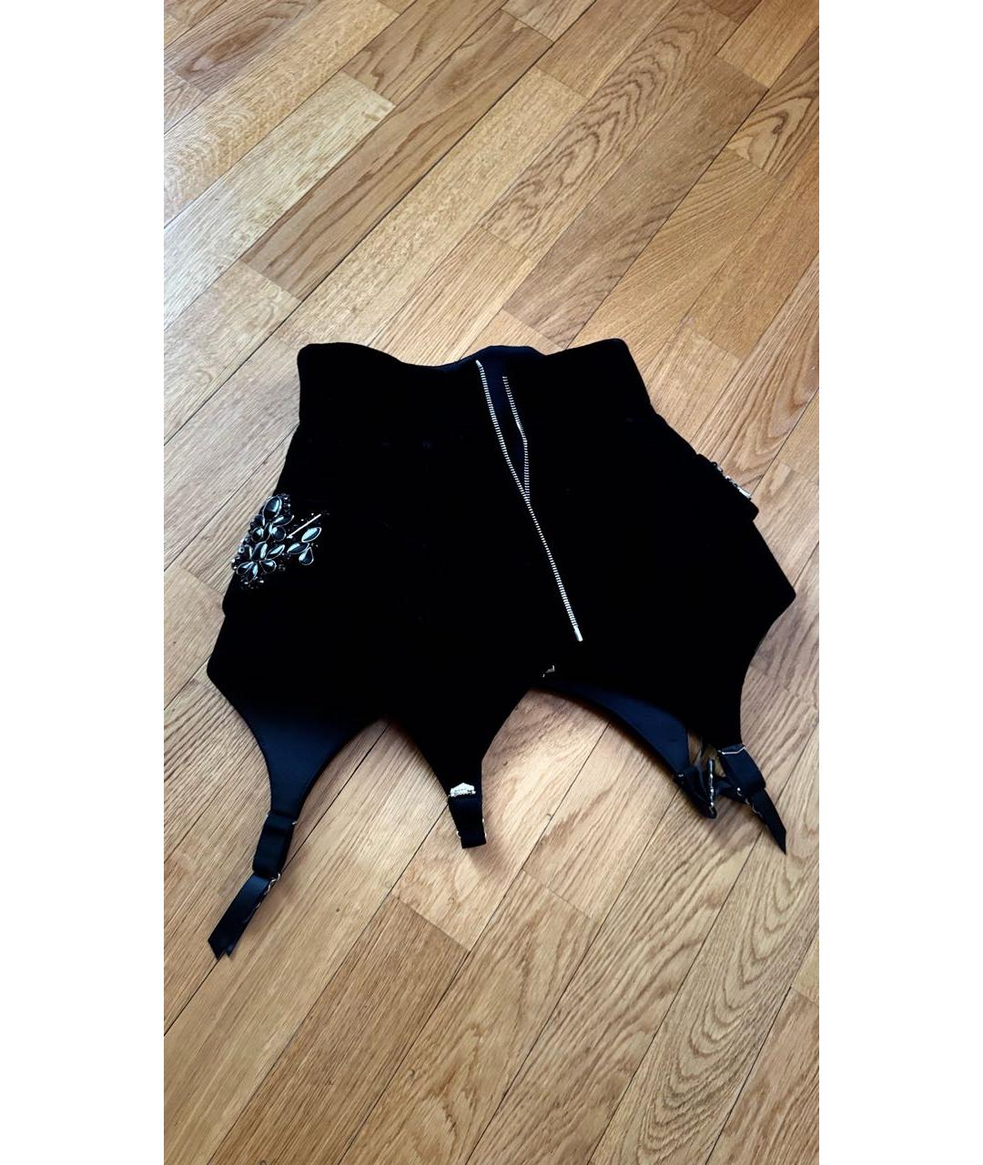 BOHEMIQUE Черный бархатный корсет, фото 2