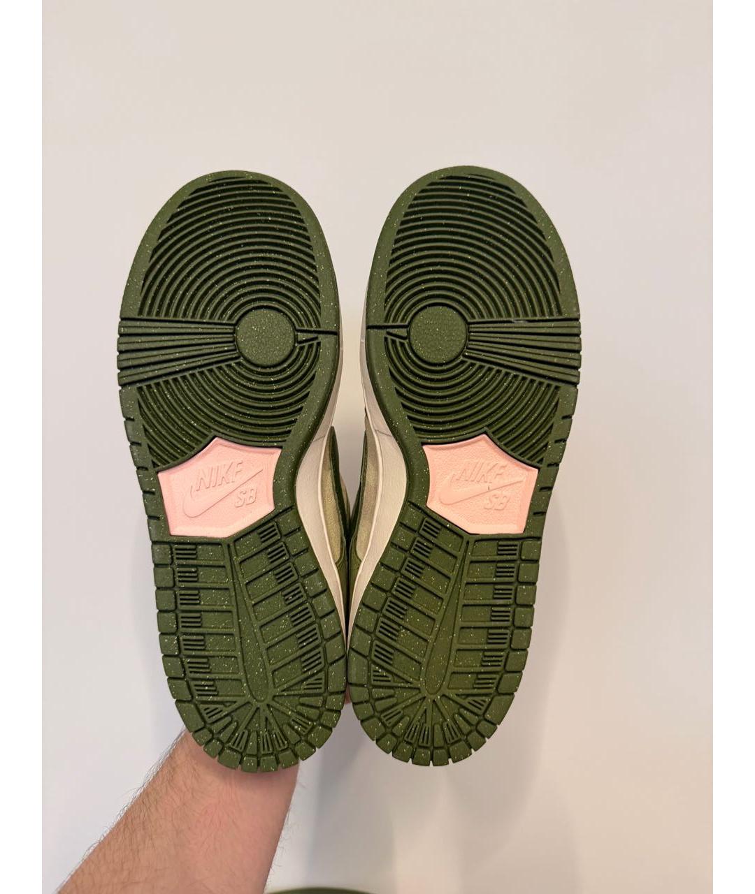 NIKE Зеленые кроссовки, фото 4