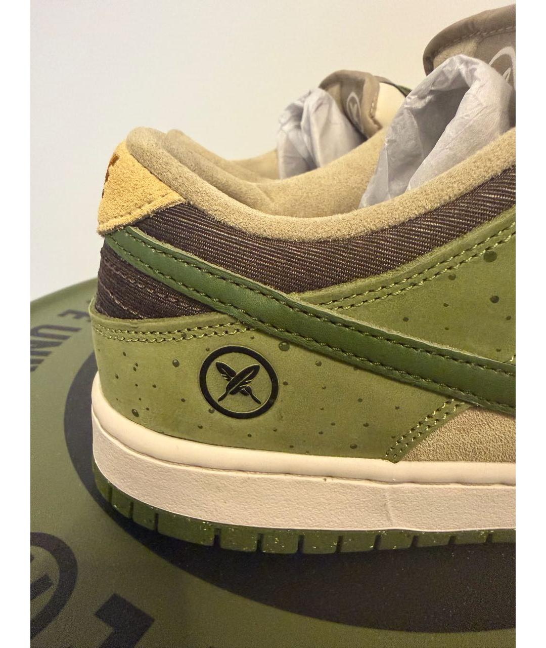 NIKE Зеленые кроссовки, фото 5