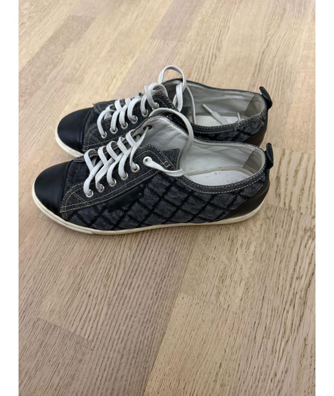 CHANEL Черные кеды, фото 9