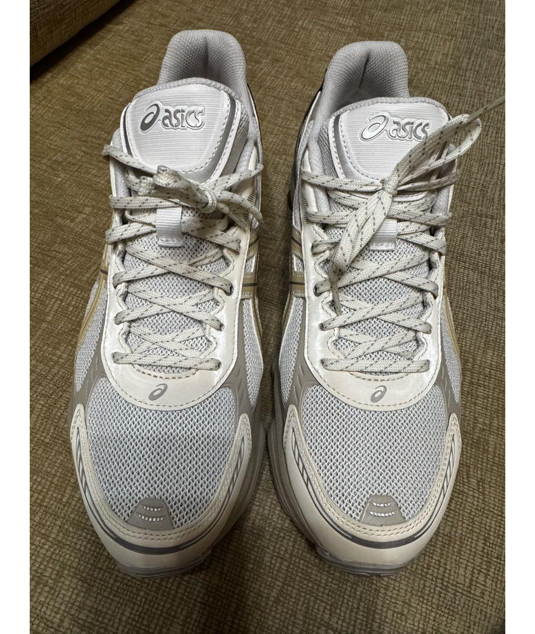 ASICS Бежевые синтетические низкие кроссовки / кеды, фото 4