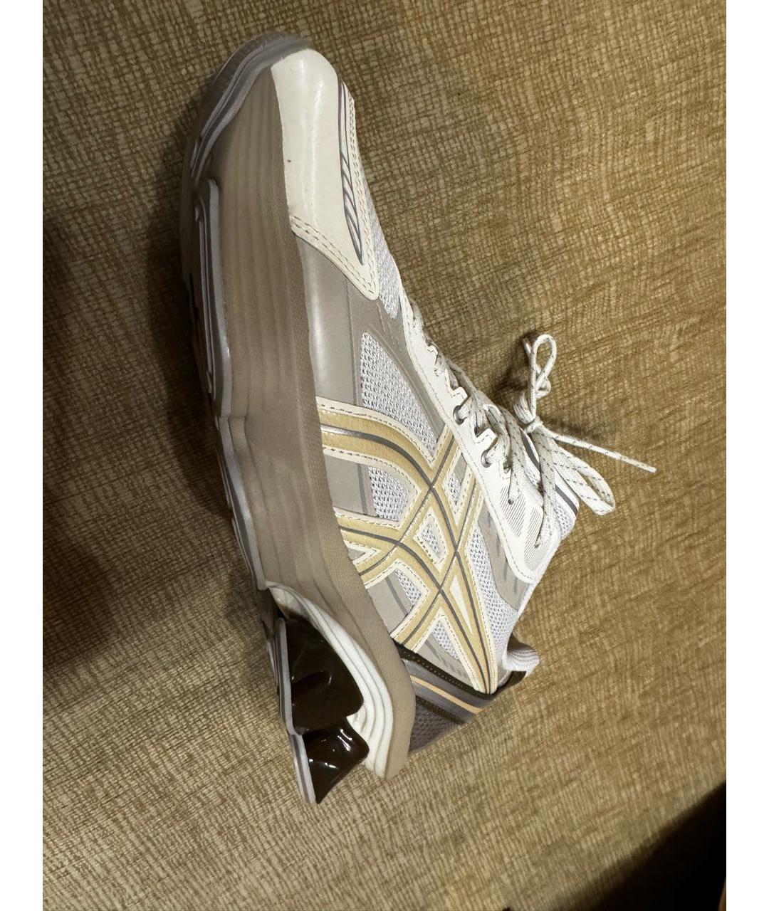 ASICS Бежевые синтетические низкие кроссовки / кеды, фото 2