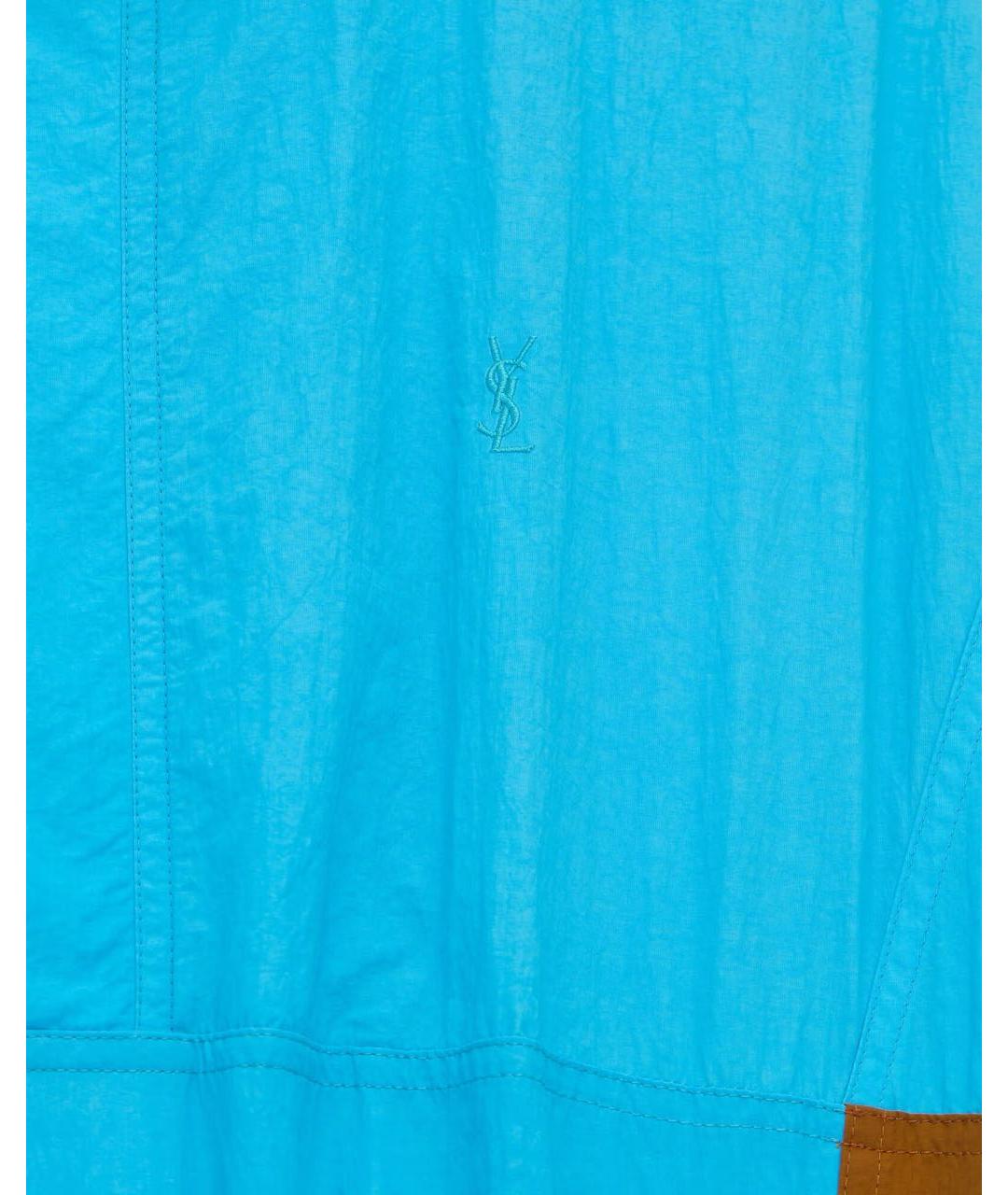 SAINT LAURENT Бирюзовая куртка, фото 4