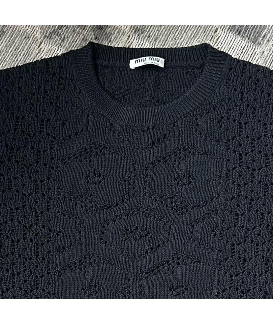 MIU MIU Черный джемпер / свитер, фото 4