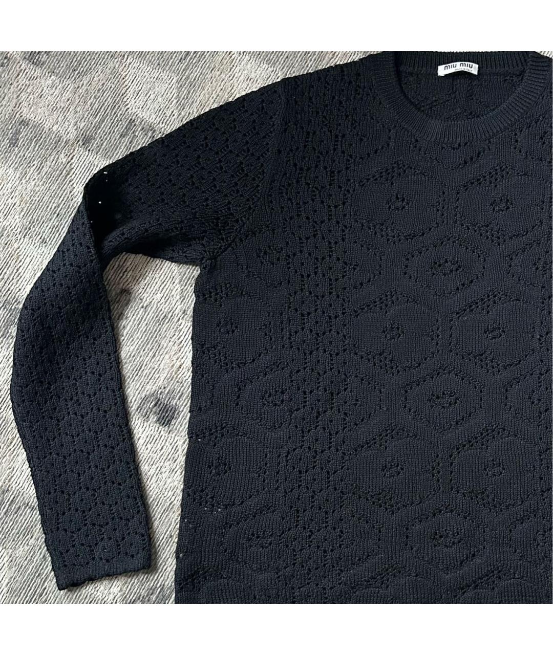 MIU MIU Черный джемпер / свитер, фото 6