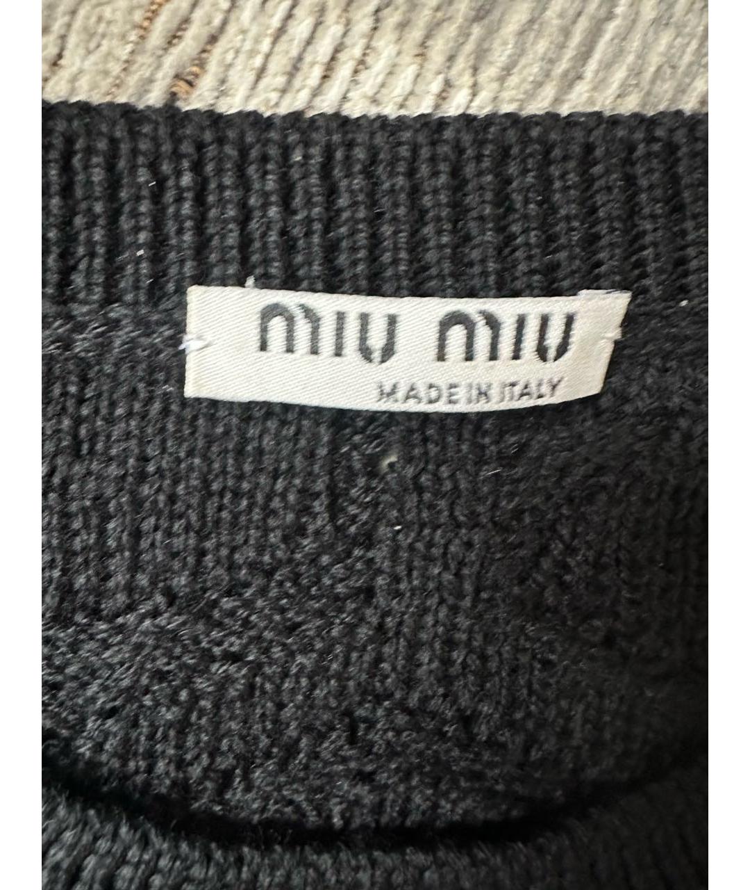 MIU MIU Черный джемпер / свитер, фото 3